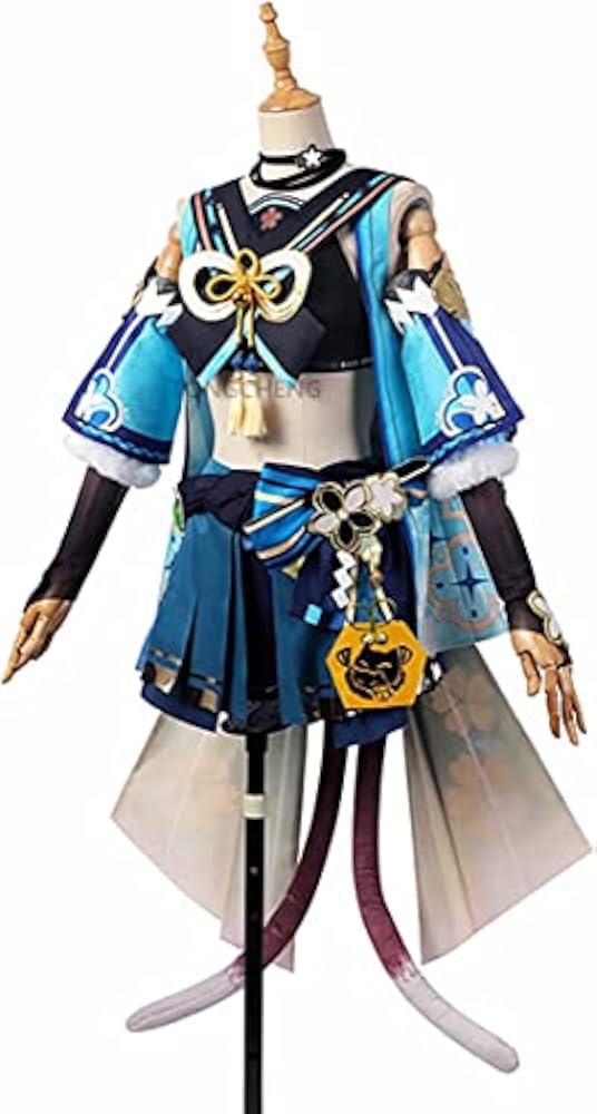 Amazon.co.jp: [KAYZIUCOS] 綺良々 原神 コスプレ衣装+ウィッグ