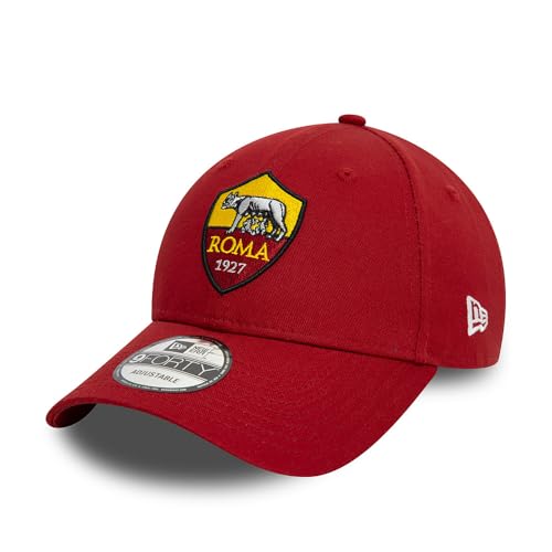 Linee arrotondate AS Roma Cotton Core 9FORTY - Crest Red