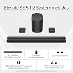 VIZIO 5.1.2 Elevate SE Soundbar, Wireless Subwoofer, Surround Sound w/Dolby Atmos & DTS:X, Bluetooth Speaker, QuickFit™ Compatible – SL512X-08 (New, 2024 Model) - Image 4