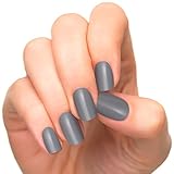 Incoco Nail Polish Strips, Nail Color, Steely Gray