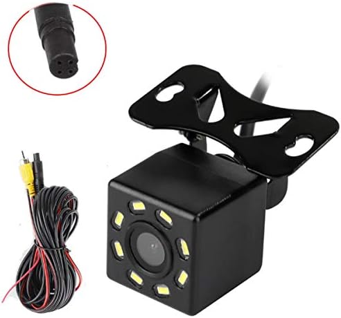 DUTTY Car Rear View Camera Universal 8 LED Night Vision Backup Parking Reverse Camera Waterproof 170 Wide Angle HD Color Image