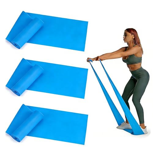 Resistance Bands Long Non-Latex Elastic Stretch Bands Work Out Band for Working Out Women or Men, Exercise Bands Set Yoga, Pilates, Gym,