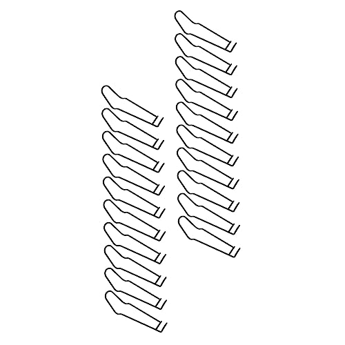 ROMISBABA 20 Piezas Unidades de Hebillas Inoxidable para Soporte de Invernadero Accesorio Duradero para Fijación y DIY de Tubos