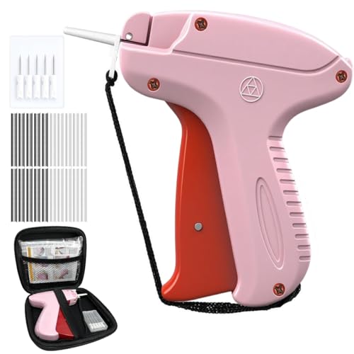 lnkey Stitchy Quick Clothing Fixer Mini Stitch Gun for Clothes Clothing Stitch Tagging Gun with Case Stitchy Tool with 6 Needles 1500 Black & 1500 White 5mm Micro Fasteners