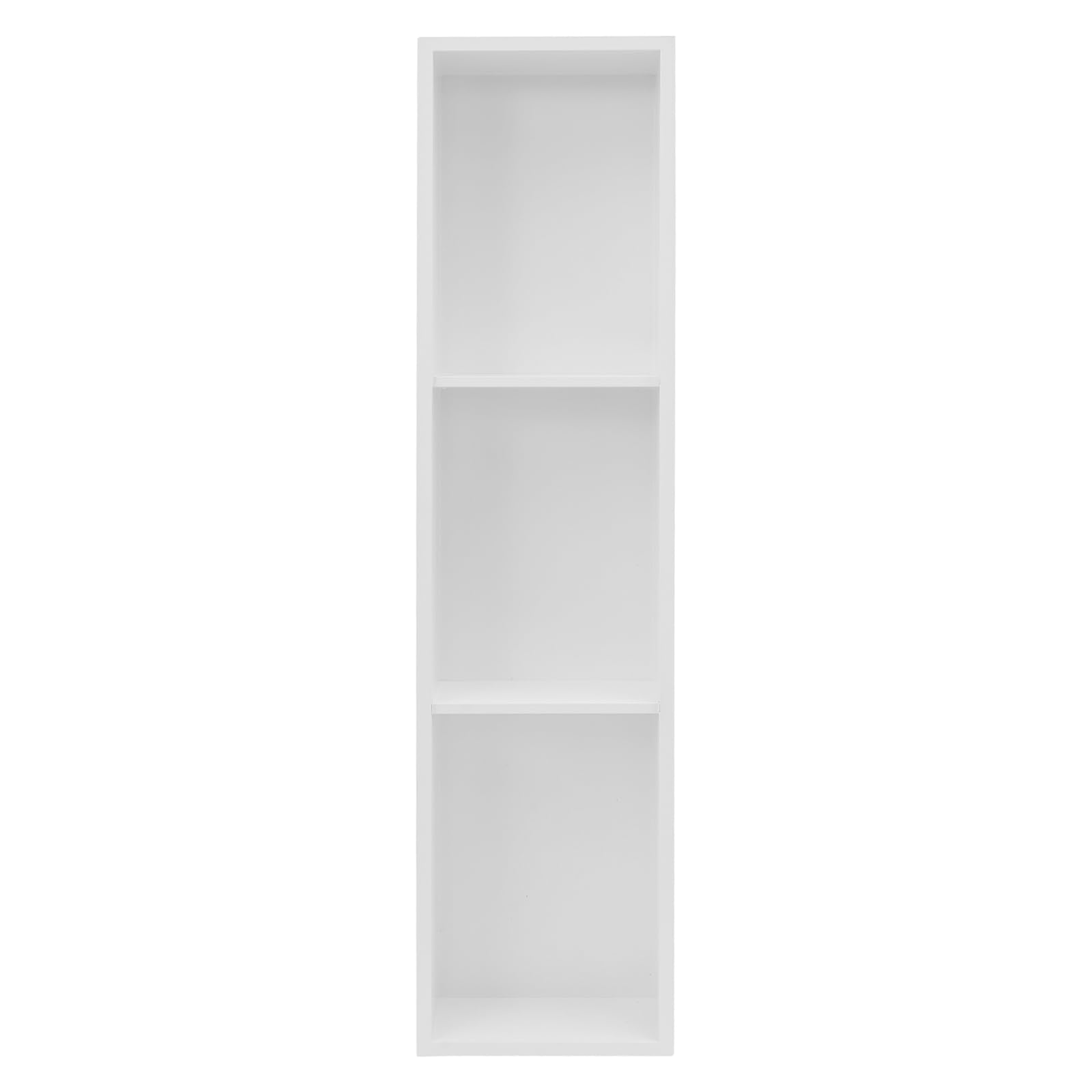 3-poziomowa półka prysznicowa ze stali nierdzewnej, organizer ścienny do łazienki, nie wymaga płytek, rozmiar zewnętrzny 94 cm x 23 cm, białe wykończenie