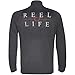Reel Life Men's Pompano Full Zip Jacket (Large, Anthracite)