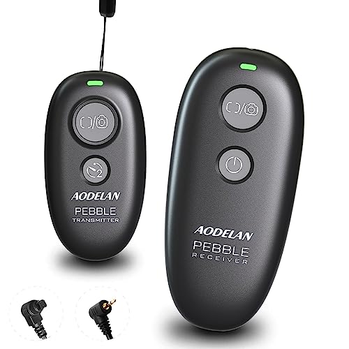 Camera Remote Control Wireless Shutter for Canon EOS RP, R6, ROS RP, Rebel T6, T7, T5, T3, SL2, 5D Mark II, 5d Mark iii, 5d Mark iv, 6D Mark II, 7d Mark ii, 7D Series, 5D Series; for Fujifilm X-T3 by AODELAN - Used condition - US$29.34