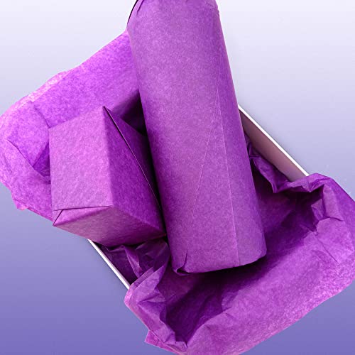Hi Sasara 90 Sheets Purple Tissue Paper Bulk,Purple Tissue Paper For Gift Bags,Purple Gift Wrapping Tissue For Halloween,Christmas,Wedding,Birthday,Diy And Crafts,14 X 20 Inch #TOP3