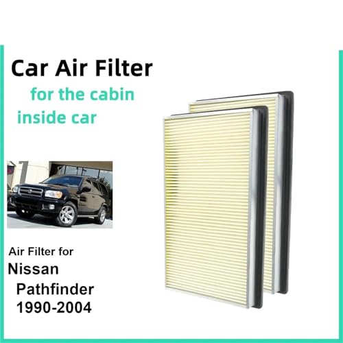 Filtro de aire de motor compatible con Nissan Pathfinder 1990-2004 CA4309 2