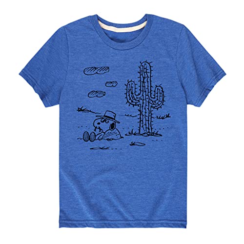 HYBRID APPAREL - Peanuts - Spike with Cactus - Toddler and Youth Short Sleeve Graphic T-Shirt