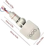 PIR Motion Detector, Motion Sensor Replacement, AC110-220V, Waterproof Outdoor,Human Body Sensor for LED Light, Auto Dusk to Dawn Inductor Switch (Grey)