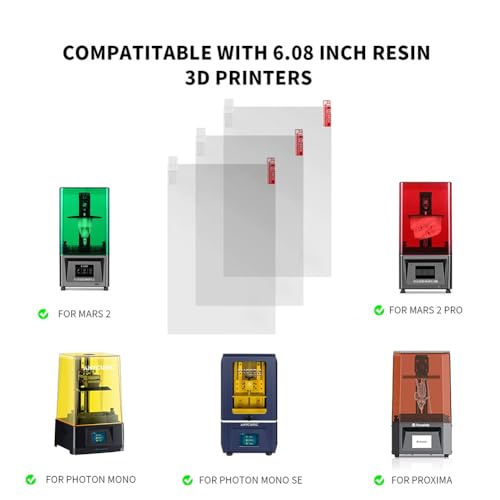 Pantalla FEP para Impresoras 3D Resina LCD 3 Piezas - Fernando Cortés