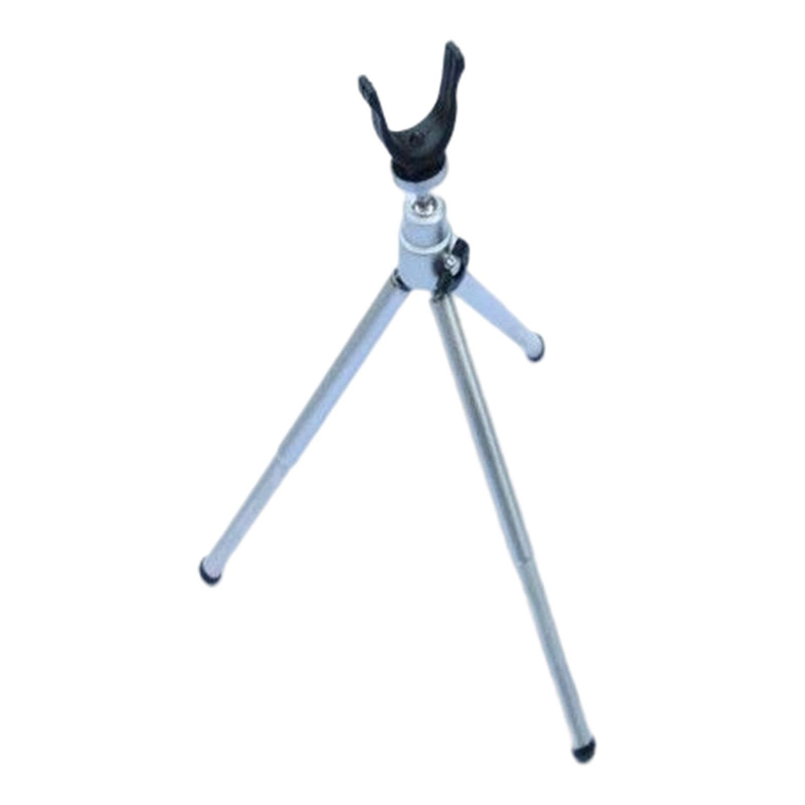 Aluminum Alloy Portable Folding Fishing Rod Tripod Stand - Bracket w/ Ice Fishing Rod Holder
