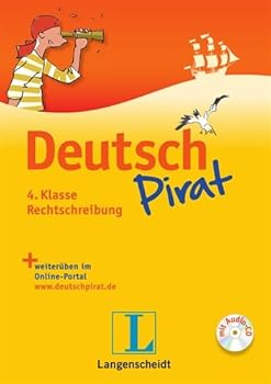 Paperback Deutschpirat 4. Klasse Rechtschreibung [German] Book