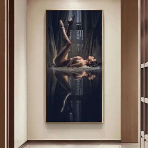 Art mural de ballet peinture d'art moderne haute définition