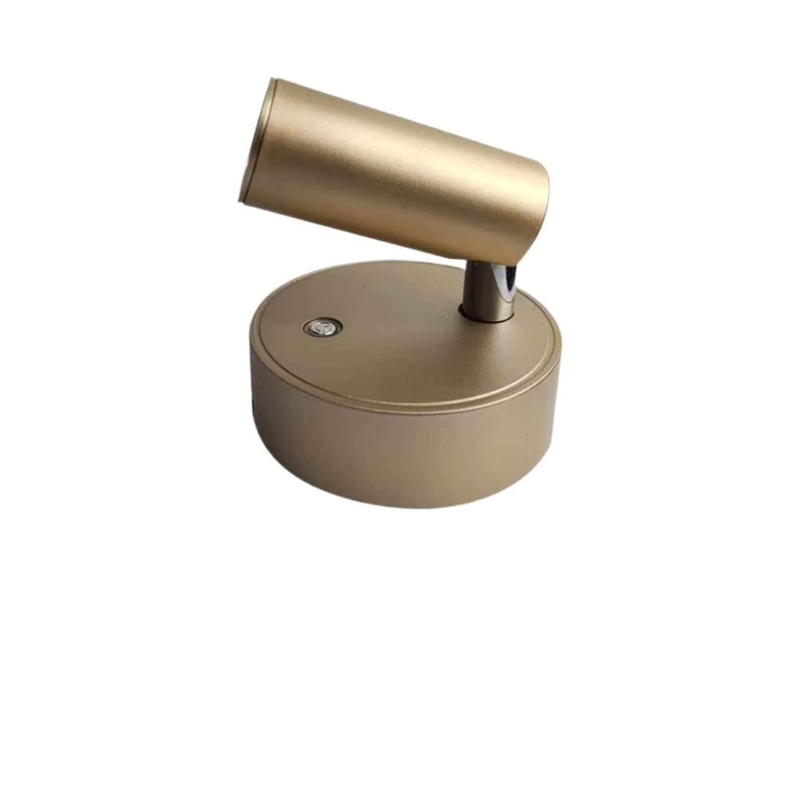 Aplique de Pared LED, luz de Pared inalámbrica LED Recargable por USB, Interruptor táctil, lámpara de Noche Regulable en Oro Blanco y Negro para Lectura (Naranja)