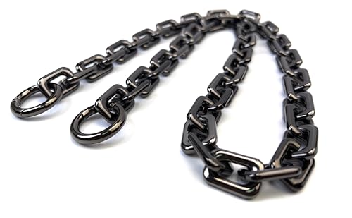 VersaKits 33.85'' Gunmetal Black Heavyweight Chunky Purse Chain Strap