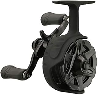 13 FISHING D2.7-LH Descent Ice Reel - 2.7: 1 Gear Ratio - Left Hand, Grey