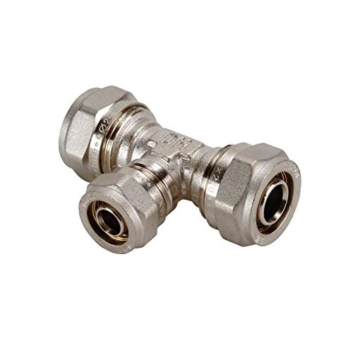 DIPRA Reduziermuffe, Durchmesser 20-16-20, mehrschichtige Kompressionsnippel 124304