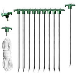 Eurmax Galvanized Non-Rust Heavy Duty Tent Stakes
