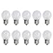 10 x Glühbirne Tropfen 25W E27 MATT Glühlampe Glühbirnen Glühlampen 2700k warmweiß DIMMBAR (25 Watt)