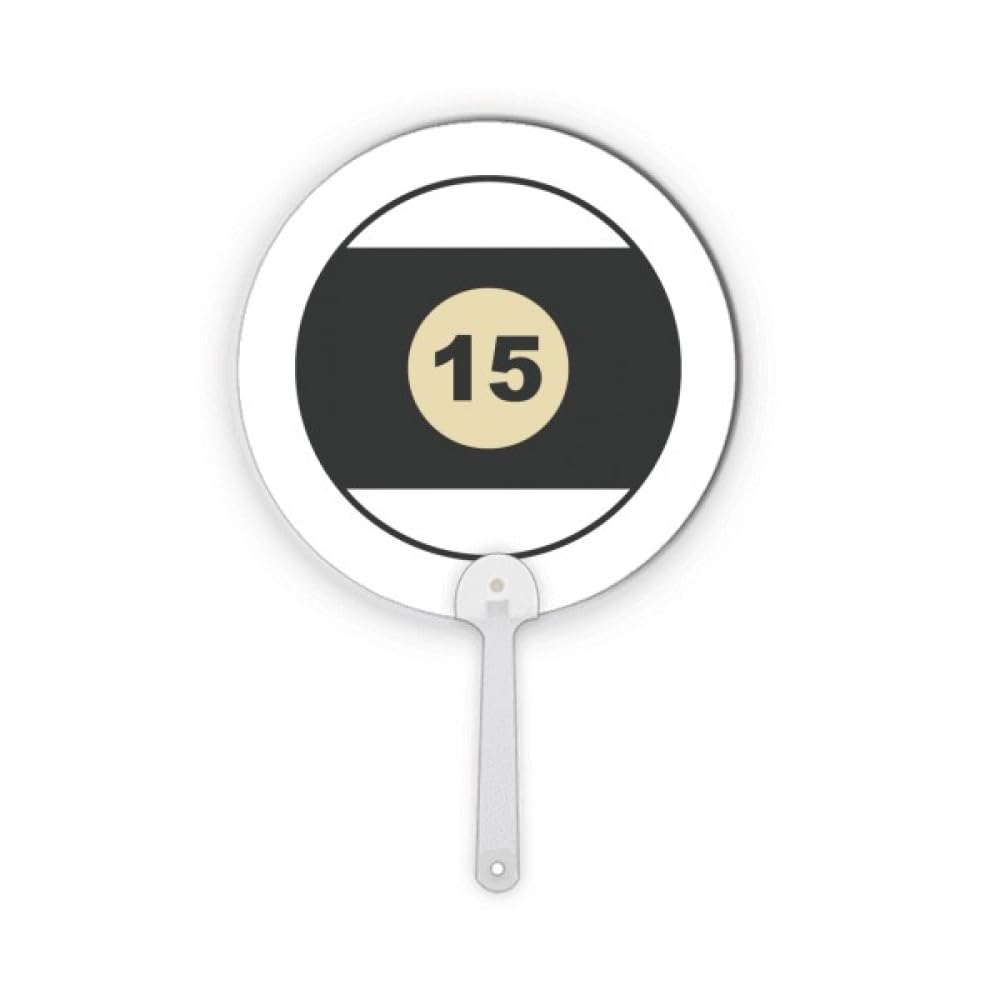 Éventail de billard en plastique no/no avec motif géométrique simple pour accessoire de jeu