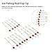 15 Pcs Ice Fishing Rod Tip, Mini Winter Ice Fishing Rod Top Tip Double Thicken Fishing Rod Tip Portable Fishing Pole Parts for Outdoor Ice Fishing