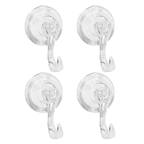 Image of Sattiyrch Wreath Hanger for Front Door,Removable Vacuum Suction Cup Hooks for Glass Door and Window,Spring Halloween Fall Christmas Door Wreath Holder,Holds up to 16 Lbs (4)