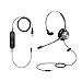 Auricolari per PC con microfono con cancellazione del rumore e jack da 3,5 mm, per iPhone, Samsung Galaxy, Huawei, HTC, LG, ZTE BlackBerry Mi e iPad, tablet, laptop, Mac, Skype Teams