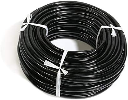 20Meters/Roll 8/12MM Watering Hose Garden Drip Pipe PVC Hose Irrigation Watering Systems Greenhouse Irrigation Tube - (Color: Black)