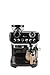 Alivio 2L Bean to Cup Coffee Machine, Automatic Coffee Maker with Grinder and Milk, Professional Espresso Cappuccino Maker for Office Home 1450W (Black)
