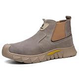 Hogent Steel Toe Boots for Men Women Work Boots Steel...