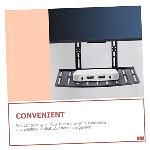 Étagère murale pour boîtier de câbles internet et petite étagère décodeur TV - 8