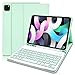 Price comparison product image for iPad Air 5th Generation Keyboard Case 10.92022, Slim Smart Keyboard Case for iPad Air 5th Gen 2022/Air 4th Gen 2020 10.9 Inch/Pro 11 2018, Detachable Wireless Keyboard with Pencil Holder (Green)