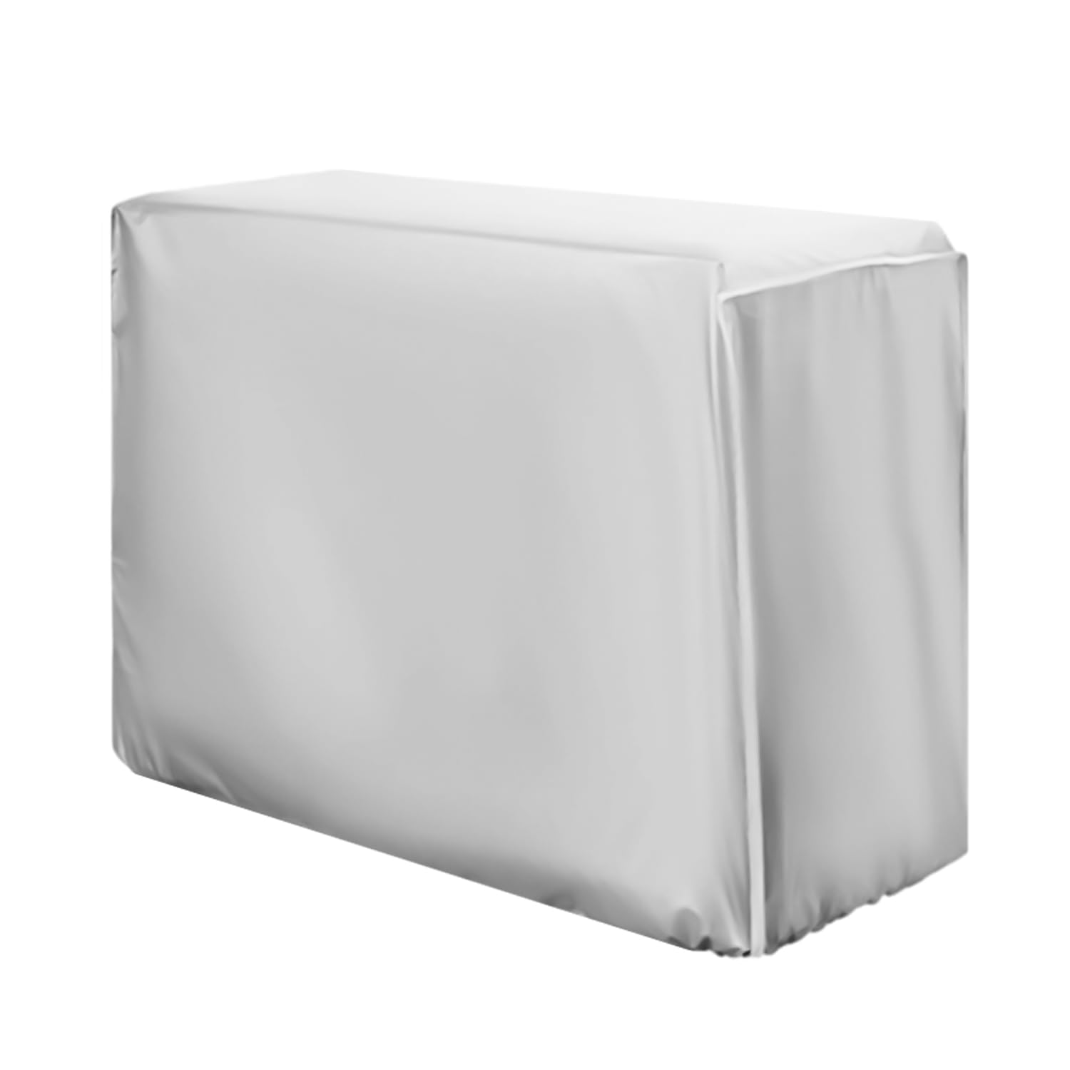 1 sztuka, 80 x 28 x 54 cm, zewnętrzna osłona klimatyzacji, osłona klimatyzacji, pyłoszczelna, wodoszczelna, nierdzewna, odporna na starzenie (srebrna)