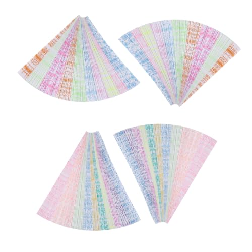 ORFOFE 840 piezas Tiras de Papel para Origami Estrellas Plegables para Manualidades DIY Decoración de Fiestas y Proyectos Escolares Ligero y Portátil