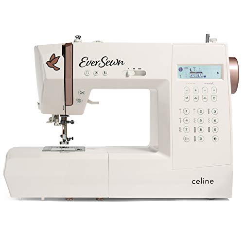 Eversewn Celine Computer-Controlled, 197 Stitch Patterns, 1 Full Alphabets-Perfect For The Creative Sewer And Quilter Sewing And Quilting Machine, Blush #TOP1
