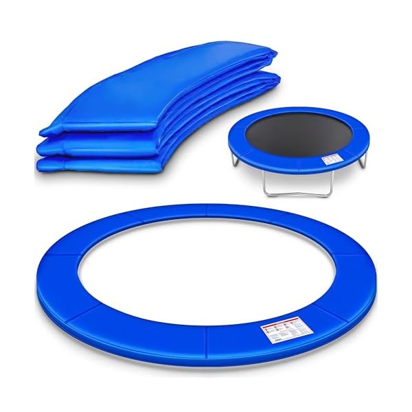 KIDUKU® 244 305 366 427 cm Coussin de Protection pour Trampoline Couverture Rembourrage | résistant aux intempéries | aux UV et au Gel 41WTHIx5AuL. SS600