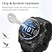 JZG 6 Pack for Garmin Fenix 7X/7X Pro (Solar/Sapphire Solar) 51mm Tempered Glass Screen Protector 9H Hardness, HD Clarity, Bubble Free, Anti Scratch