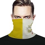 Flag of The Vatican City Fashion Neck Gaiter Cooling UV Protection Breathable Bandana Face Mask Scarf