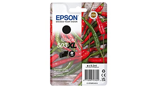 Epson 503Xl Serie Peperoncini Cartucce Per Stampante Getto D'Inchiostro, Formato Xl, Stampe Affidabili Casa E Ufficio, Confezione Retail, Confezione S