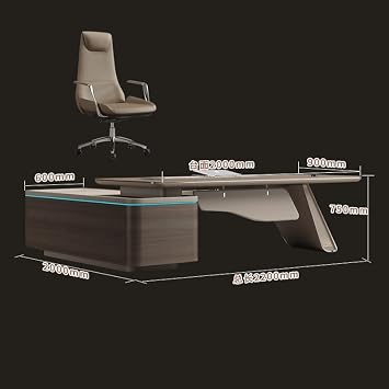Office Desk Chair Combination Large Desk Chairman Leading Office Desk