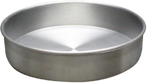 Bandeja de aluminio para hornear pasteles de 16 x 2 pulgadas, 0.035 in - Utensilios para hornear pasteles para tartas de capa de pizza, moldes para