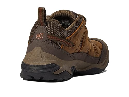 Image of KEEN Men's Circadia Vent Low Height Breathable Hiking Shoes, Bison /Potters Clay