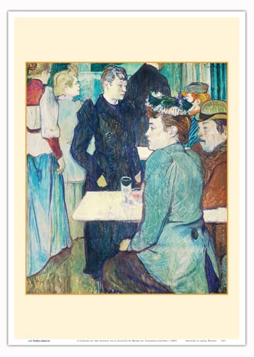A Corner of the Moulin de la Galette - Paris France Dance Hall Poster Print