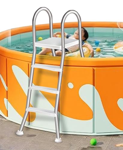 Escalera antideslizante para piscina de acero inoxidable miniatura 1