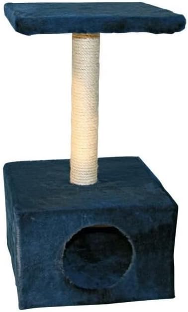 Kerbl Cat Amethyst Scratching Post, 31 x 31 x 57 cm, Dark Blue