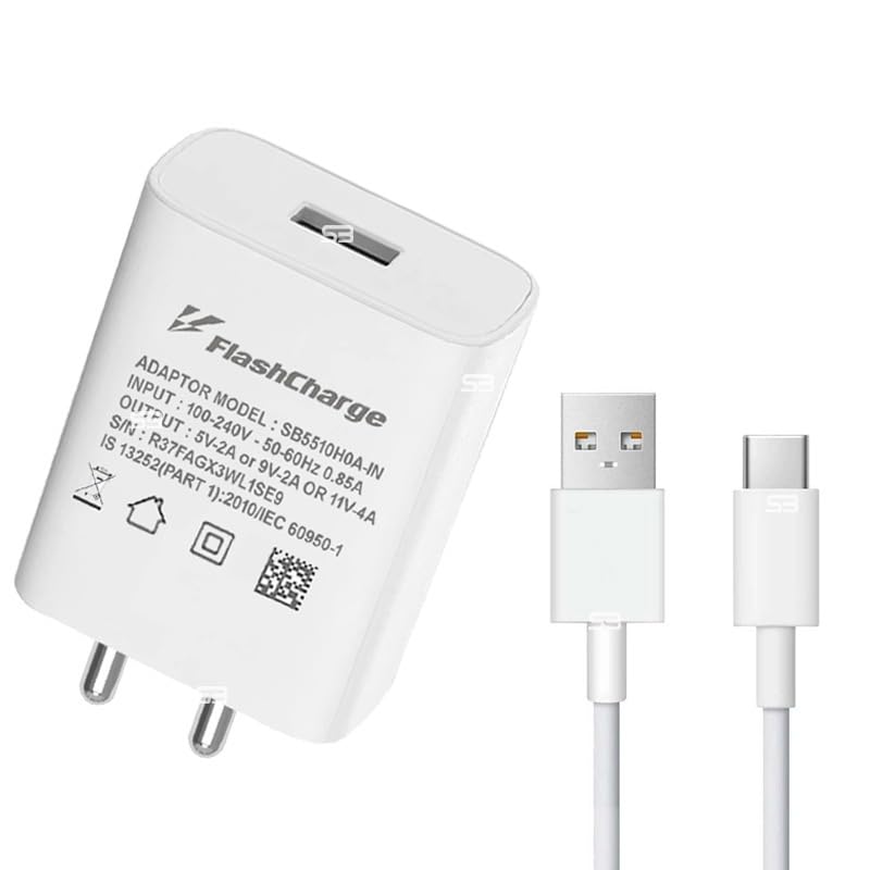 SB 44W Flash Charger, Bis Certified Adapter Compatible with iQOO Z7s/Z7 Pro 5G/ T1 Pro/T2/T2 Pro/Neo 9/Neo 9 Pro/V25/V25e/V25 Pro/V27/V29/V29 Pro/V29e/S15e/X70/X80 Series USB-C Charge Adaptor FL02 (B0D8VYNTP6) Amazon Price History, Amazon Price Tracker