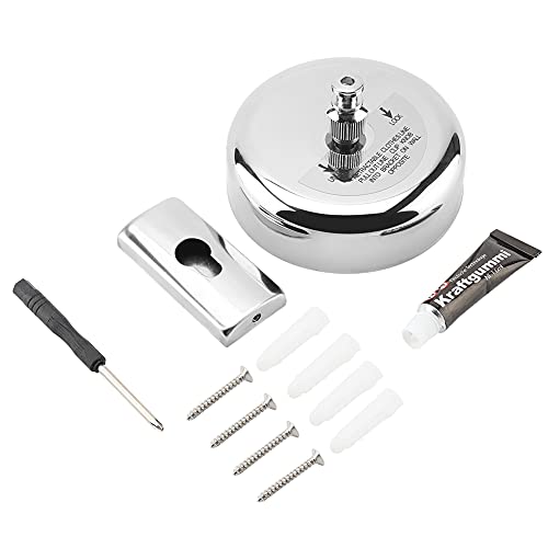 Yyqtgg Nail-Free Retractable Clothesline, Steel Material 2.8M Home Decoration Besy Retractable Clothesline With Metal For Installation (Silver) #TOP1