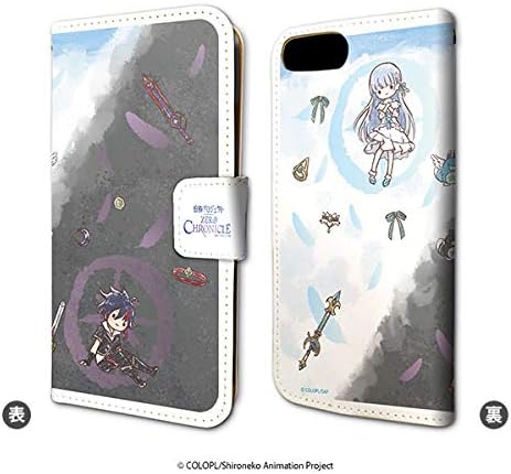 Amazon A3 白猫プロジェクト Zero Chronicle 01 ちりばめデザイン グラフアート 手帳型スマホケース Iphone6 6s 7 8兼用 アニメ 萌えグッズ 通販